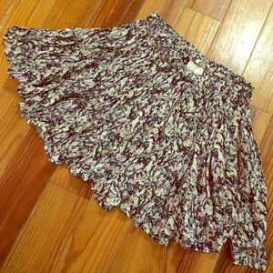 Adorable Miniskirt Multi-colored Print